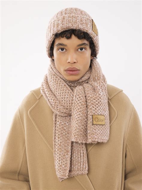 chloe scarf 2015|Chloé Chunky Knit Cashmere & Wool Scarf .